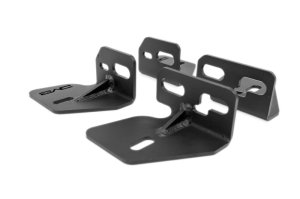 Ford Bronco Raptor Front Bumper Reinforcement Brackets - DV8 Offroad - Frame Horn Reinforcement - Black - `21-`25